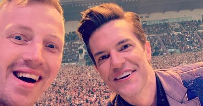 The Killers superfan has dreams come true as band invite him to drum on stage