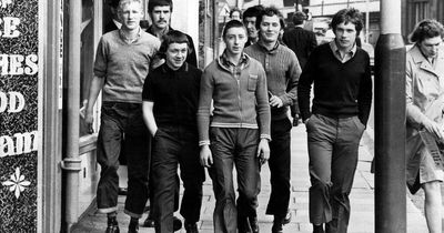 The Scotswood Aggro Boys out and about in Newcastle city centre 50 years ago