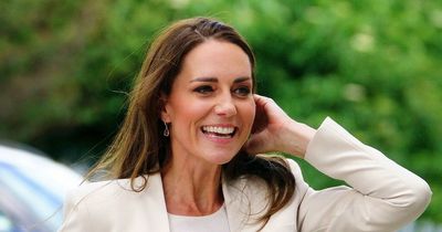 Stylish Kate Middleton remains unruffled despite windy weather on baby charity visit