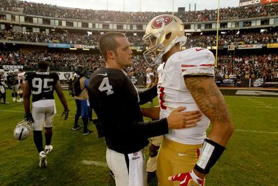 Derek Carr: “I think it’d be great” for Colin Kaepernick to join the Raiders