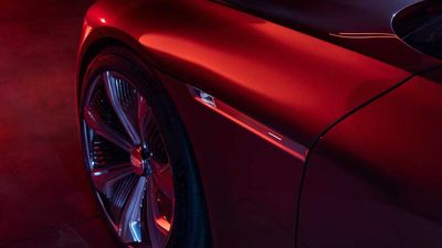 Cadillac Celestiq Teaser Images Preview EV Sedan's Lights, Wheels