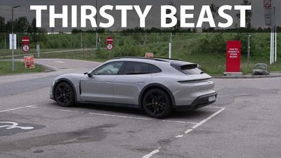 Porsche Taycan 4 Cross Turismo Turns Out To Be Thirsty In Range Test
