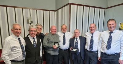 Wishaw club stalwart bows out after 15 years as president
