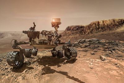 Mars rover adopts a pet rock by accident