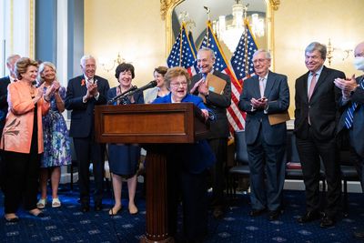 She couldn’t even use the Senate gym. Now she has a room of her own - Roll Call