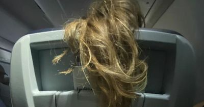 Woman's hair angers fellow airline passenger and sparks debate over her attitude