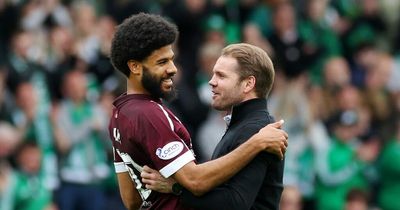 Robbie Neilson in Ellis Simms transfer update as Hearts boss admits Tynecastle return unlikely