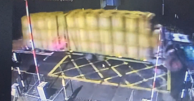 Footage shows huge lorry smashing level crossing gate as Dublin accounts for most incidents