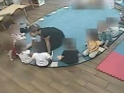 Preschool teachers arrested after video shows them stepping on child’s hand and poking toddler’s forehead