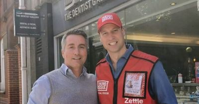 Prince William spotted selling Big Issue on street as royal fans praise 'humble' work