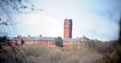 Urban explorers are trying to enter an old Victorian-styled asylum that still treats patients and badly damaging it