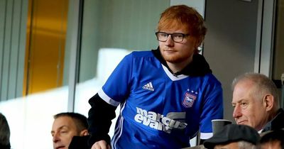Ed Sheeran sends message to Ipswich Town after extending commitment to boyhood club
