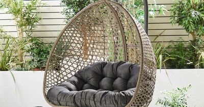 Aldi's sell out hanging egg chair returns this weekend - how you can get one