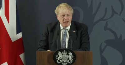 Boris Johnson uses keynote speech to talk about olives and bananas