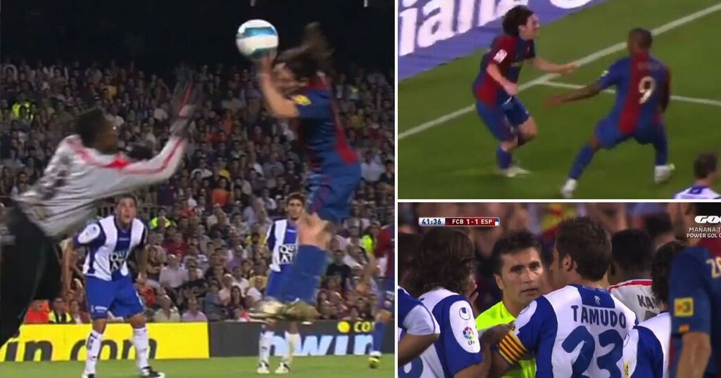 Lionel Messi scored his own 'hand of god' goal on day…