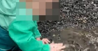 Mum hits back after stranger calls her son dirty for playing in muddy puddles