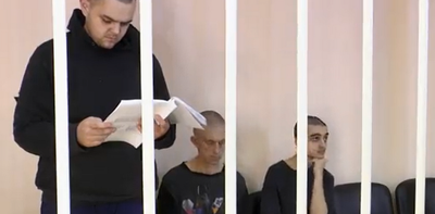 Ukraine: British POWs sentenced to death after 'show trial' which appears to violate Geneva Conventions