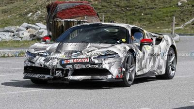 Ferrari SF90 VS Spied Hiding Aero Upgrades In The Mountains