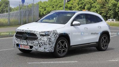 Mercedes-Benz GLA-Class Refresh Spied On The Road In Stuttgart