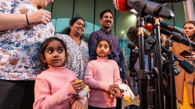 Four years on, the Biloela family is home