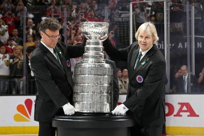 LOOK: The Stanley Cup makes appearance at Jets practice