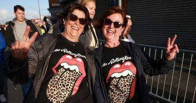 Thousands of people arrive at Anfield for huge Rolling Stones gig