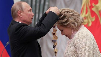 Vladimir Putin's right-hand woman is Valentina Matviyenko, a Ukrainian-born politician who passionately supports his war