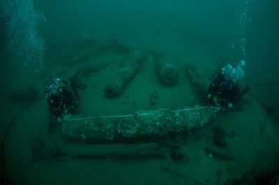 Royal warship’s wreckage found off coast of Norfolk after sinking in 1682