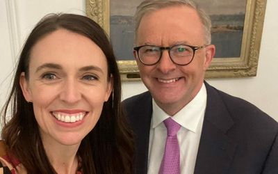 Albanese, Ardern trade vinyl at inaugural Sydney meeting