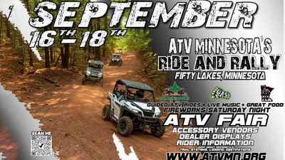 ATV Minnesota To Hold 2022 Ride & Rally From September 16 to 18, 2022