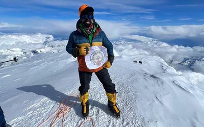 Visakhapatnam’s Anmish Varma scales Mt. Denali