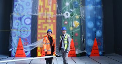 Mixed reactions as £15.5m Leisure Centre has climbing wall and splash pad installed