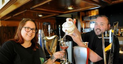 Dumfries couple "tea up" novel them to Greens pub