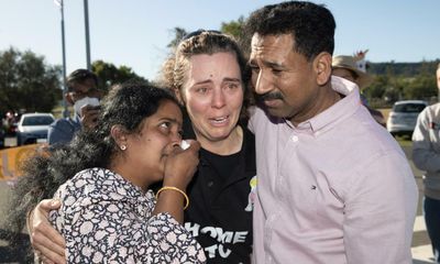‘Love conquered all’: Biloela welcomes home Nadesalingam family after four years