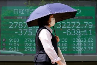 Asian shares slip after rate jitters pull Wall Street lower