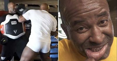 Mike Tyson leaves coach with busted lip from huge punch in training session