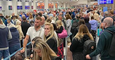 Bristol Airport passengers face 'no room to breathe or sit' as travel chaos continues