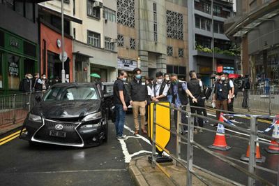 Hong Kong triad clash caught on camera