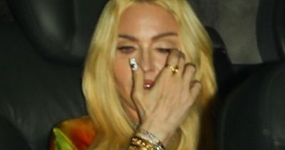 Britney Spears' wedding bash sees Madonna slumped over in taxi as Paris Hilton hides face