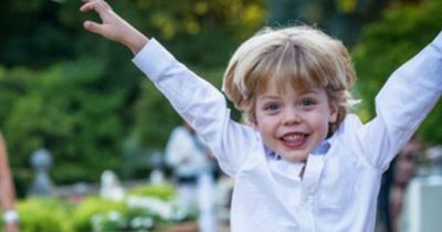 Mick Jagger's lookalike son, 5, mirrors his dad's dance moves at Rolling Stones gig
