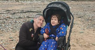 Doting Edinburgh mum in plea for help to get disabled son to the beach he loves