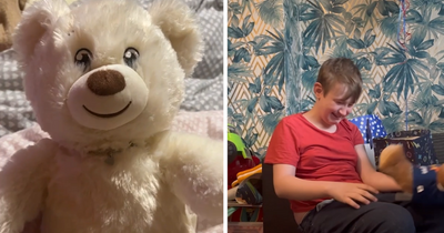 Boy, 12, given teddy bear with recording of mum's voice a month after she died