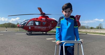 Co Tyrone boy, 11, thanks Air Ambulance after swift response to school accident