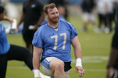 Frank Ragnow thrilled to have the Lions starting offensive line back together in practice