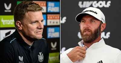 Dustin Johnson and Saudi golf stars toe line Eddie Howe knows well amid morality questions