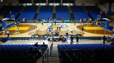 San Jose State’s New Basketball Court Glows in the Dark