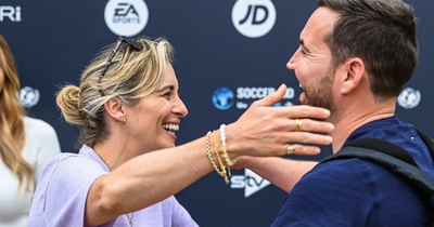 Line of Duty co-star visits Martin Compston at Soccer Aid training camp