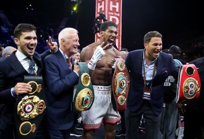 Eddie Hearn ‘comfortable’ with Anthony Joshua fighting in Saudi Arabia