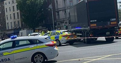 Man seriously injured after city centre truck crash that left 'blood all over the place'