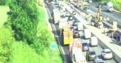 Driver dies after Audi crashed on M56 and burst into flames